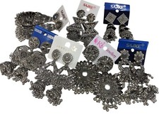 Indian Bollywood Oxidized Silver Jhumka Earrings Bridal Jewellery Accessories