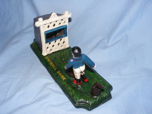 Football money box cast - box,