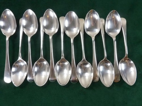 Vintage silver plated - 12,