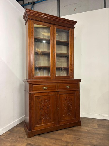Edwardian mahogany glazed - edwardian,