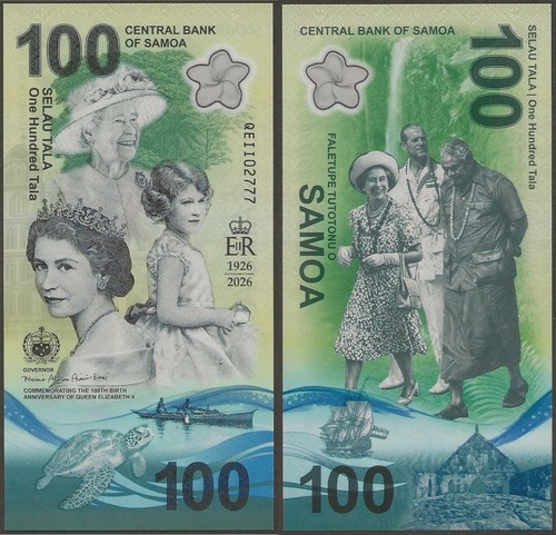 Samoa p56a new 100 - samoa,