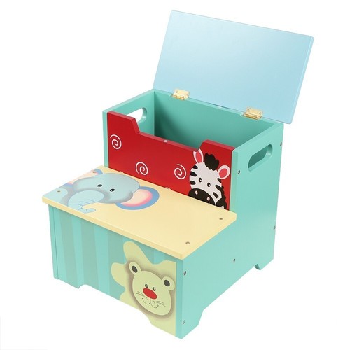 Steps wooden step stool kids - wooden,