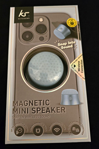 Kitsound magnetic mini speaker - kitsound,