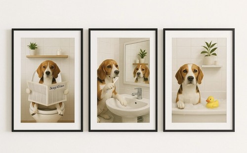 Set beagle dog - set, of