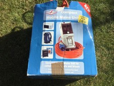 camping/ trailer tent etc mobile mains unit. electric hook up cable