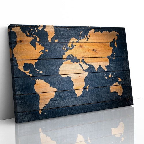 World map wood - map, effect