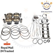 Vauxhall Astra K 1.4 Mokka 1.4 B14XFT B14XFL Head gasket set and 4x Pistons 