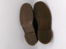 Dr. Martens Docs Green Suede Lace-Up Shoes Size UK 6 Chunky Sole