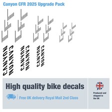 CANYON CFR 2025 upgrade decals