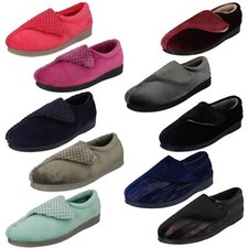 Ladies Padders 2E Fitting Slippers 'Hug1'