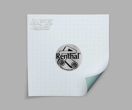Renthal seat post decal old - renthal,