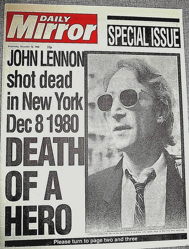 1980 john lennon - john, dies