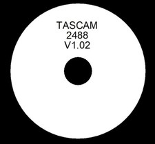 Tascam 2488 Firmware Operating System CD V1.02 (Latest version, CD only)