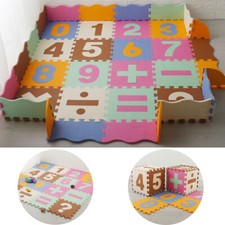 16pcs Number Play Mat Kids