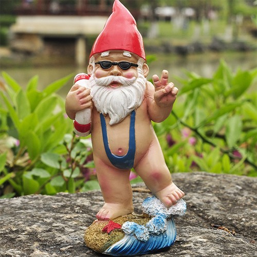 Garden gnome old - man, funny