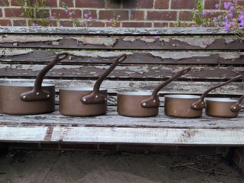 Vintage set french copper - french,