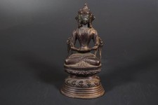 Buddha image figurine, W3.4xH6.9", China antique