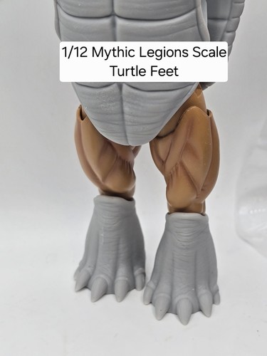 Printed turtle feet - printed,