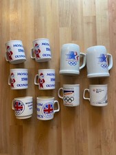 Variety of Olympic Games Mugs Moscow 1980, LA 1984, 1988, 1976