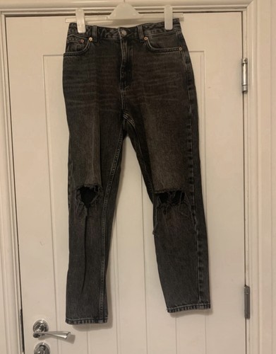 Topshop ripped mom jeans - topshop,