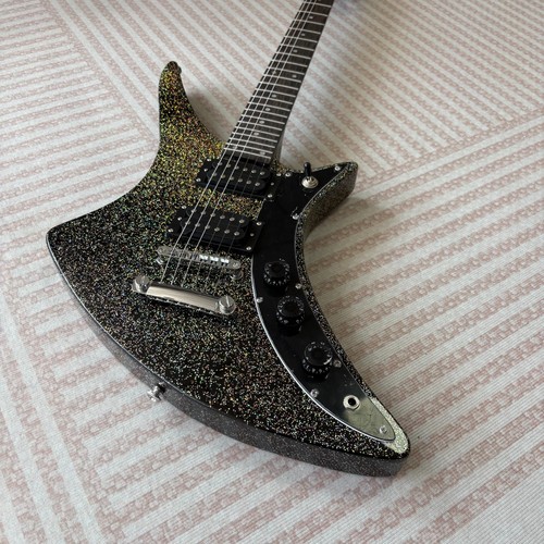 Custom black galaxy sparkle - black, v