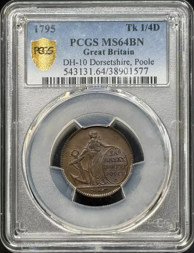 1795 conder token pcgs - conder,