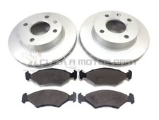 Front 2 Brake Discs And Pads