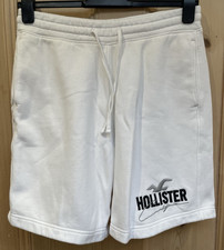 Holister Men's White Jogger Shorts Size M (14/06)