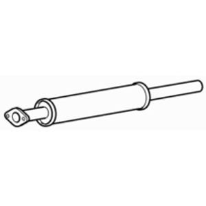 Front exhaust down - front, silencer