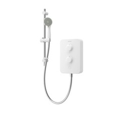 Aqualisa E2 White 10.5kW Multi-Fit Electric Shower & Multi-Function Handset