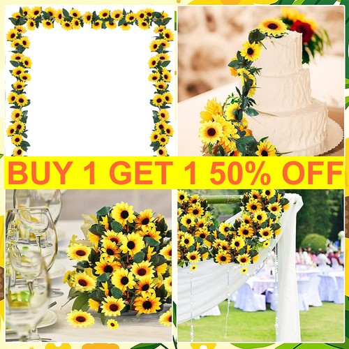 8ft fake artificial sunflower - 8ft,