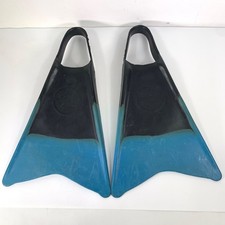 Vintage Wave Rebel Bodyboard Fins XL Body Board Surf Fins Blue Black