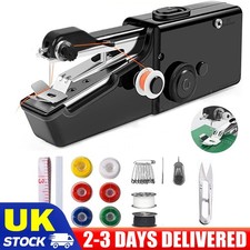 Mini Cordless Sewing Machine Portable Handheld Hand Held Stitch DIY Home Clothes