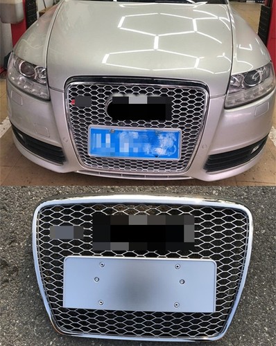 Silver front bumper - front,