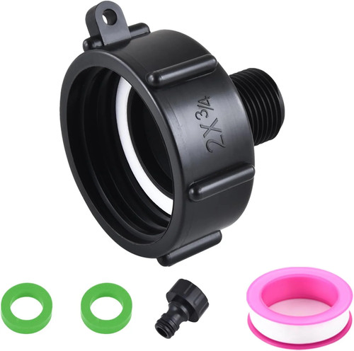 Ibc tote tank water adapter - ibc,