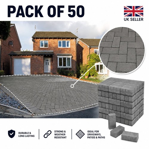 Driveway block paving charcoal - block,