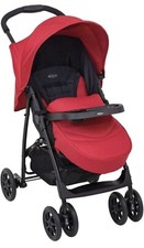 Graco Mirage plus Red pushchair & Rain Cover & Foot Muff E Demo Baby Pram Stokke