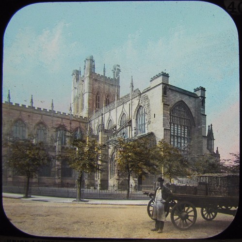 Victorian glass magic lantern - magic,