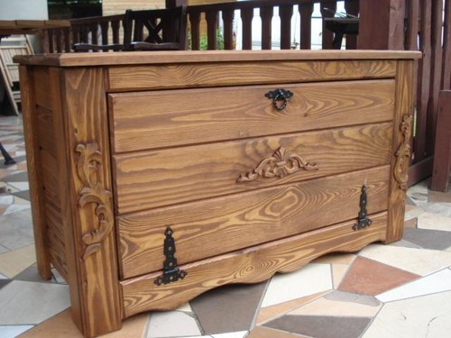 Wooden shoe box cupboard - wooden,