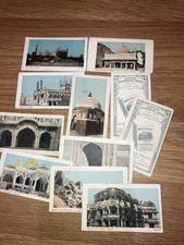 IMPERIAL TOBACCO CO  INDIA CIGARETTE CARDS. INDIAN HISTORICAL VIEWS RAILWAY BACK