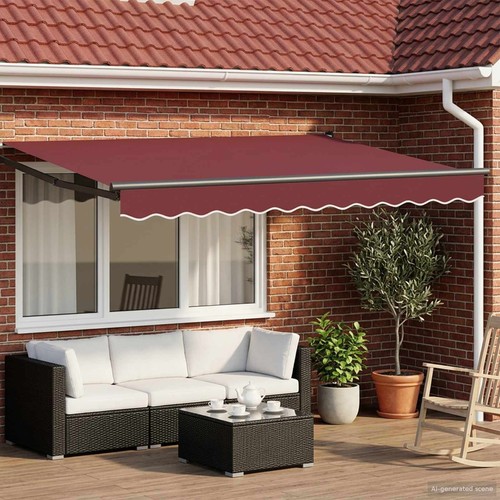Electric retractable awning - retractable,