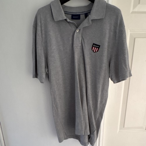 Gant men grey polo - men’s, shirt
