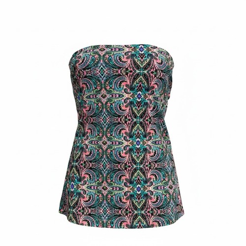 Papaya paisley boob tube - papaya,