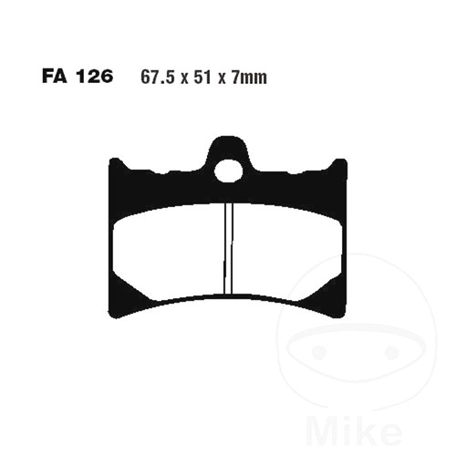 Brake pad front fits aprilia - brake,