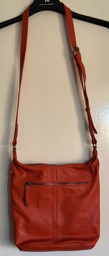 White stuff orange leather bag - orange,