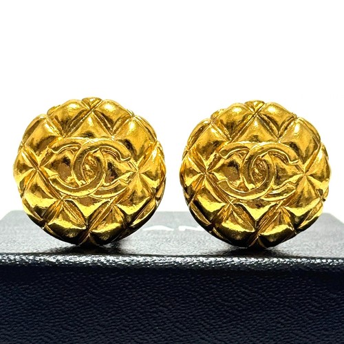 Chanel 93a round - round, earrings