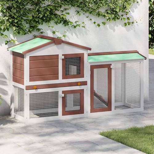 Outdoor large rabbit hutch - outdoor,
