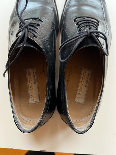 Men black leather oxford - men's,