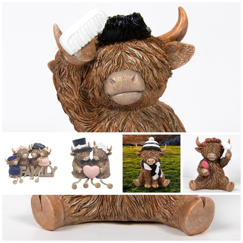 Highland cow ornament home - cow,