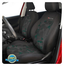 2 X CAR SEAT COVERS for front seats for Alfa Romeo Guiletta charcoal/green
